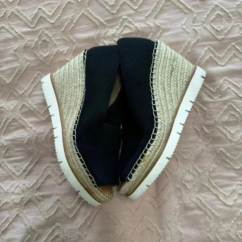 Gentle Souls Womens Elyssa Black Espadrilles Size 6 Medium SUPER COMFORTABLE - Picture 3 of 11